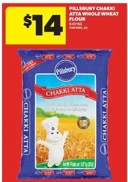 Real Canadian Superstore PILLSBURY CHAKKI ATTA WHOLE WHEAT FLOUR offer