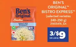 Real Canadian Superstore BEN'S ORIGINAL BISTRO EXPRESS , 240-250 g) offer