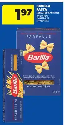 Real Canadian Superstore BARILLA PASTA, 340/410G offer