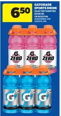 Real Canadian Superstore GATORADE SPORTS DRINK, 6X591 ML OR 8X355 ML offer