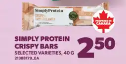 Real Canadian Superstore SIMPLY PROTEIN CRISPY BARS offer