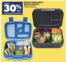 Real Canadian Superstore BENTGO LUNCH BOXES, BAGS OR UTENSILS offer