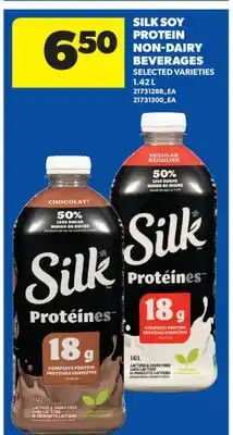 Real Canadian Superstore SILK SOY PROTEIN NON-DAIRY BEVERAGES, SELECTED VARIETIES offer