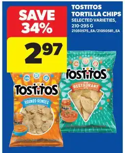 Real Canadian Superstore TOSTITOS TORTILLA CHIPS offer