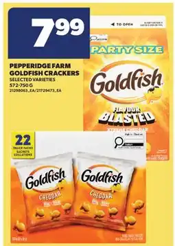 Real Canadian Superstore PEPPERIDGE FARM GOLDFISH CRACKERS offer