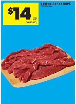 Real Canadian Superstore BEEF STIR FRY STRIPS offer