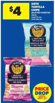 Real Canadian Superstore SIETE TORTILLA CHIPS offer