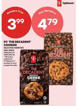 Real Canadian Superstore PC THE DECADENT COOKIES offer