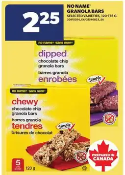 Real Canadian Superstore NO NAME GRANOLA BARS offer