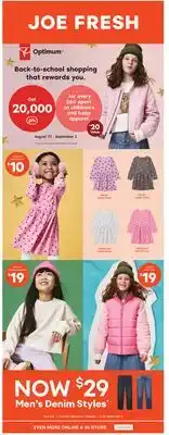 Real Canadian Superstore Joe Fresh offer