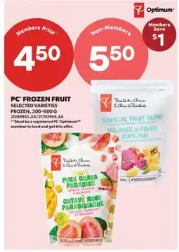 Real Canadian Superstore PC FROZEN FRUIT offer