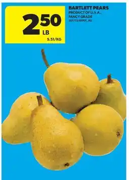 Real Canadian Superstore BARTLETT PEARS offer