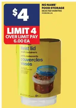 Real Canadian Superstore NO NAME FOOD STORAGE offer