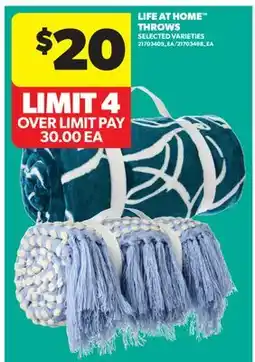 Real Canadian Superstore LIFE AT HOME THROWS offer