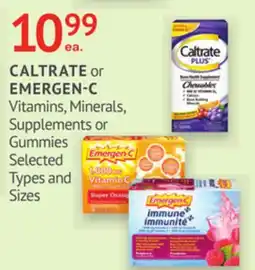 IDA Pharmacy CALTRATE or EMERGEN-C offer