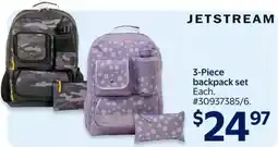 Walmart Jetstream 3-piece backpack set offer