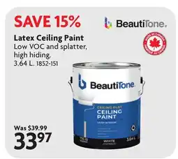 Home Hardware Latex Ceiling Paint offer