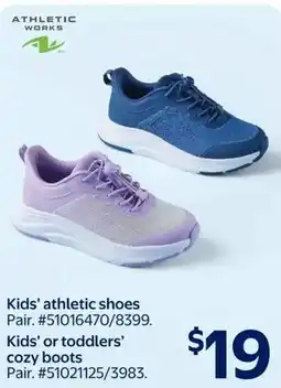Walmart Athletic Works kids' athletic shoes offer