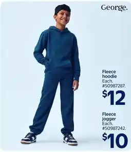 Walmart George fleece hoodie offer
