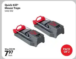 Home Hardware Quick-Kill Mouse Traps offer