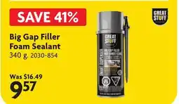Home Hardware Big Gap Filler Foam Sealant offer