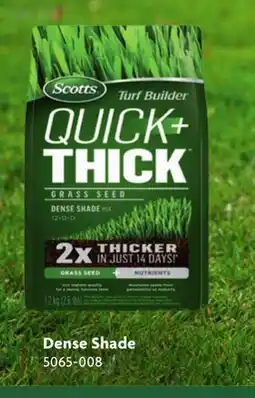 Home Hardware Quick + Thick grass seed Dense Shade offer