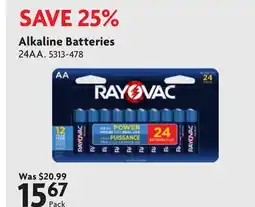 Home Hardware Rayovac High Energy Batteries offer