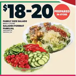 Valu-mart FAMILY SIZE SALADS, 665 G-1.173 KG offer