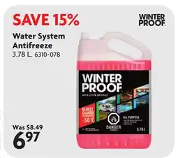 Home Hardware Water System Antifreeze offer