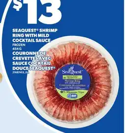 Valu-mart COURONNE DE CREVETTES AVEC SAUCE COCKTAIL DOUCE SEAQUEST offer