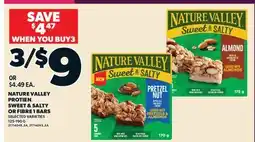 Valu-mart NATURE VALLEY PROTEIN SWEET & SALTY OR FIBRE 1 BARS offer