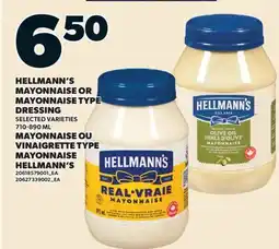 Valu-mart MAYONNAISE OU VINAIGRETTE TYPE MAYONNAISE HELLMANN'S offer