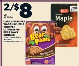 Valu-mart DARE VIVA PUFFS, WAGON WHEELS, WHIPPET, ULTIMATE OR BEAR PAWS COOKIES offer