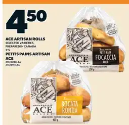Valu-mart ACE ARTISAN ROLLS, 5'S offer