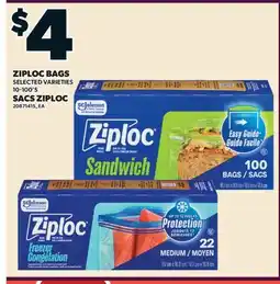 Valu-mart SACS ZIPLOC, 10-100'S offer
