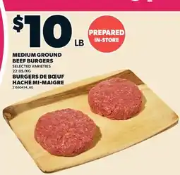 Valu-mart BURGERS DE BŒUF HACHÉ MI-MAIGRE offer