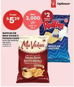 Valu-mart RUFFLES OR MISS VICKIE'S POTATO CHIPS offer