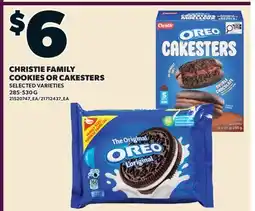 Valu-mart CHRISTIE FAMILY COOKIES OR CAKESTERS offer