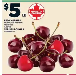 Valu-mart RED CHERRIES offer