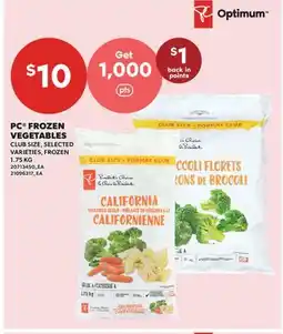 Valu-mart PC FROZEN VEGETABLES offer