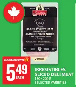 Food Basics IRRESISTIBLES SLICED DELI MEAT offer