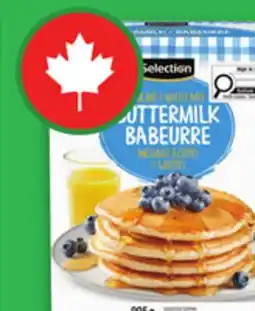 Food Basics SELECTION PANCAKE MIX 905 G TABLE SYRUP 710 ML offer