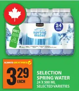 Food Basics SELECTION SPRING WATER offer