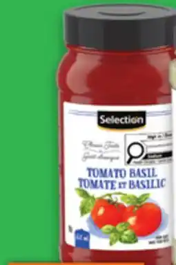 Food Basics SELECTION PASTA SAUCE offer