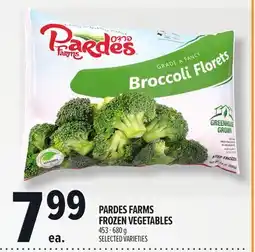 Metro PARDES FARMS FROZEN VEGETABLES offer