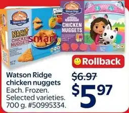 Walmart Watson Ridge chicken nuggets offer