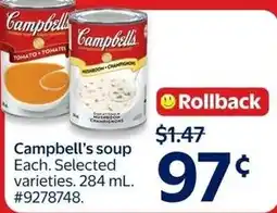Walmart Campbell's soup offer