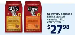 Walmart Ol' Roy dry dog food offer