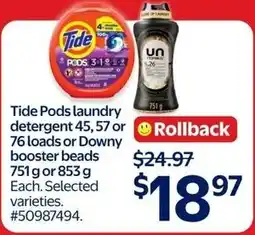 Walmart Tide Pods laundry detergent offer