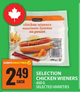 Food Basics SELECTION CHICKEN WIENERS offer